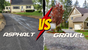 Asphalt vs Gravel - The best Low-Maintenance Driveway