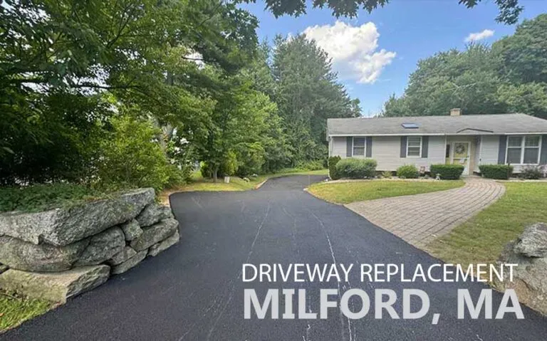 Job Done: Driveway Replacement in Milford, MA