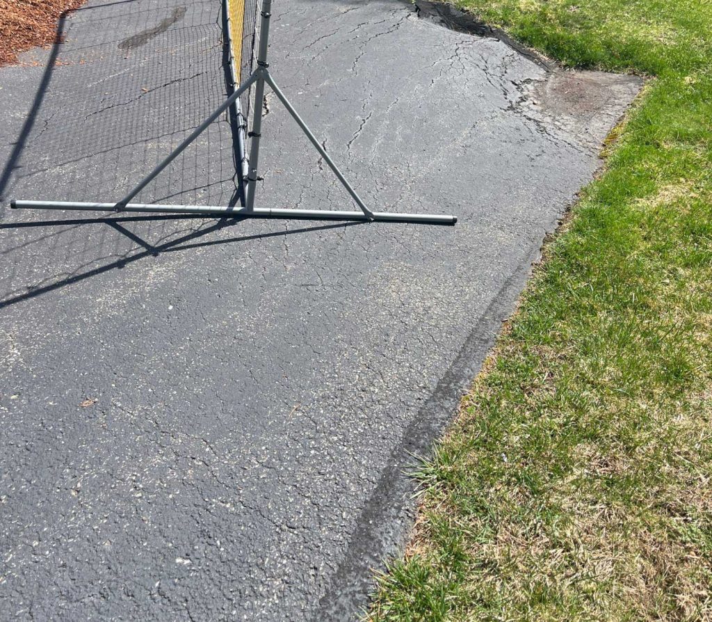 Before — Pothole repair in Bolton driveway